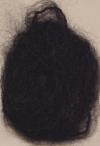 Loose Black Mohair